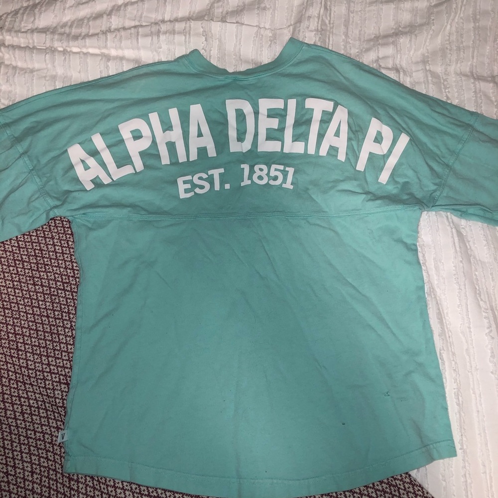 Alpha Delta Pi Spirit Jersey/Spirit Shirt teal